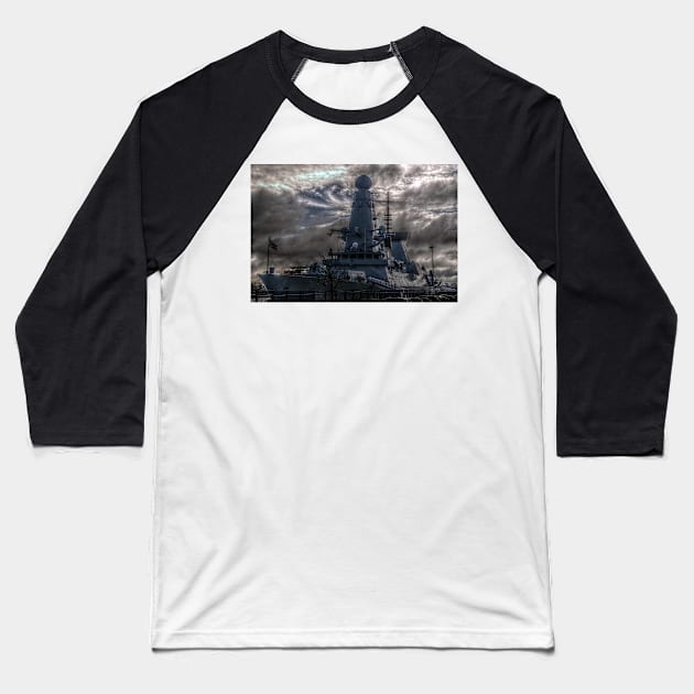 HDR  HMS Dauntless Baseball T-Shirt by axp7884